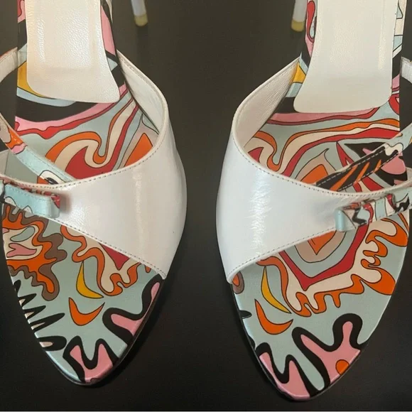 Emilio Pucci High Heeled Sandals Size 41 New in Box - Picture 10 of 16